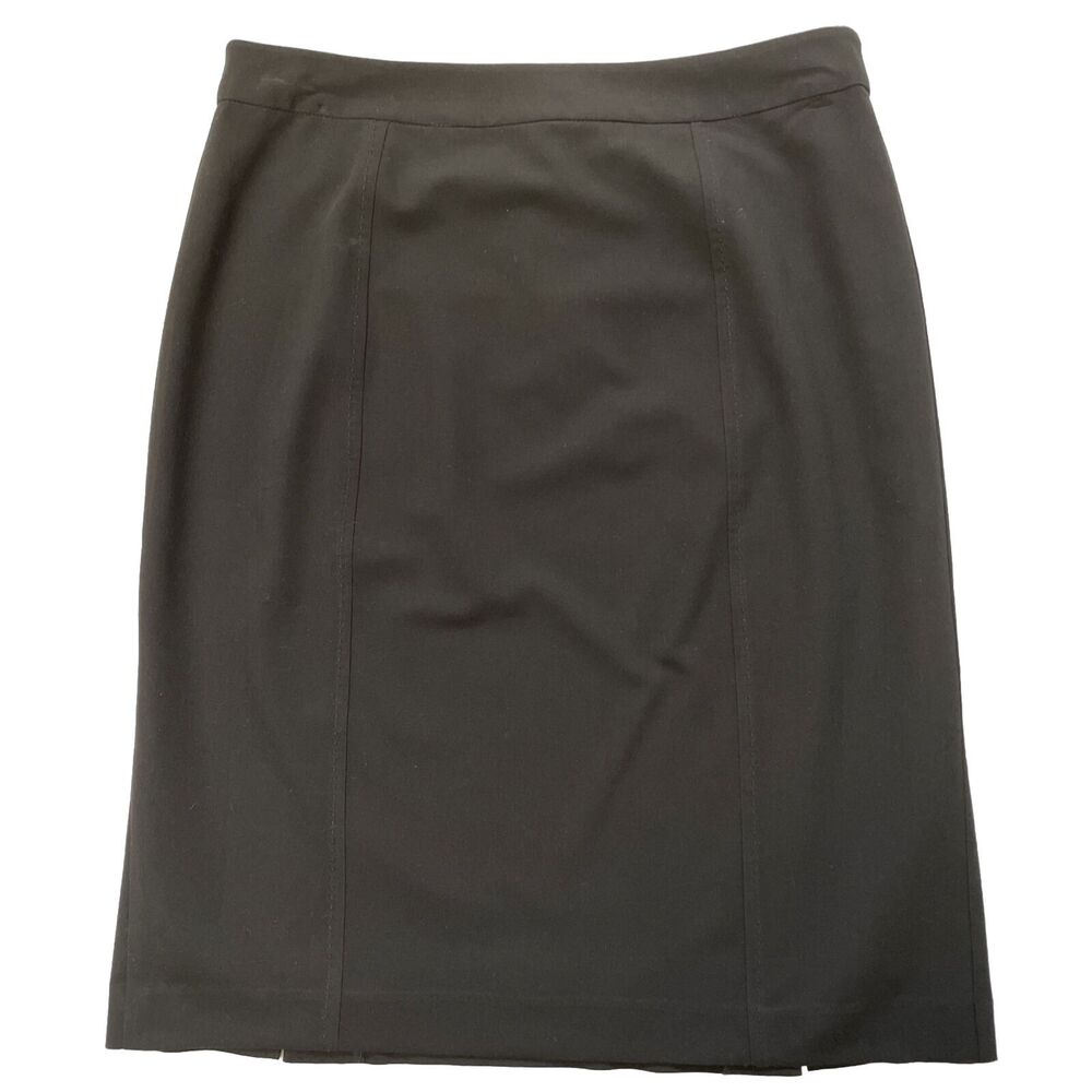 Ten Ninety Manifesto Skirt Pencil Back Slits Lined The Black Shop Small